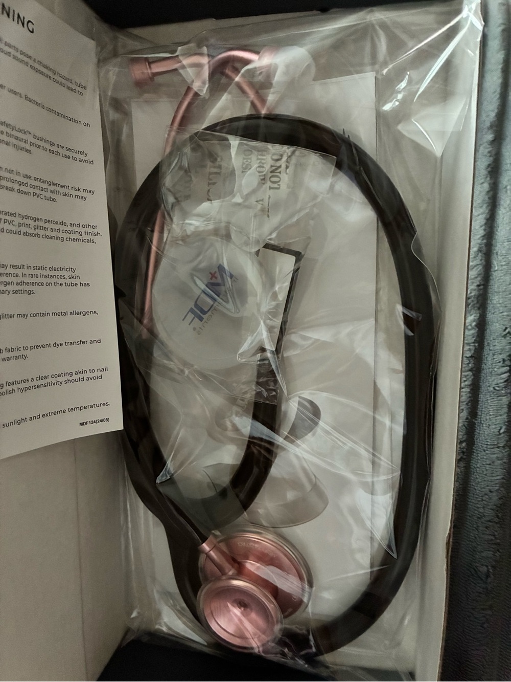Rose Gold Stethoscope for Healthcare Professionals